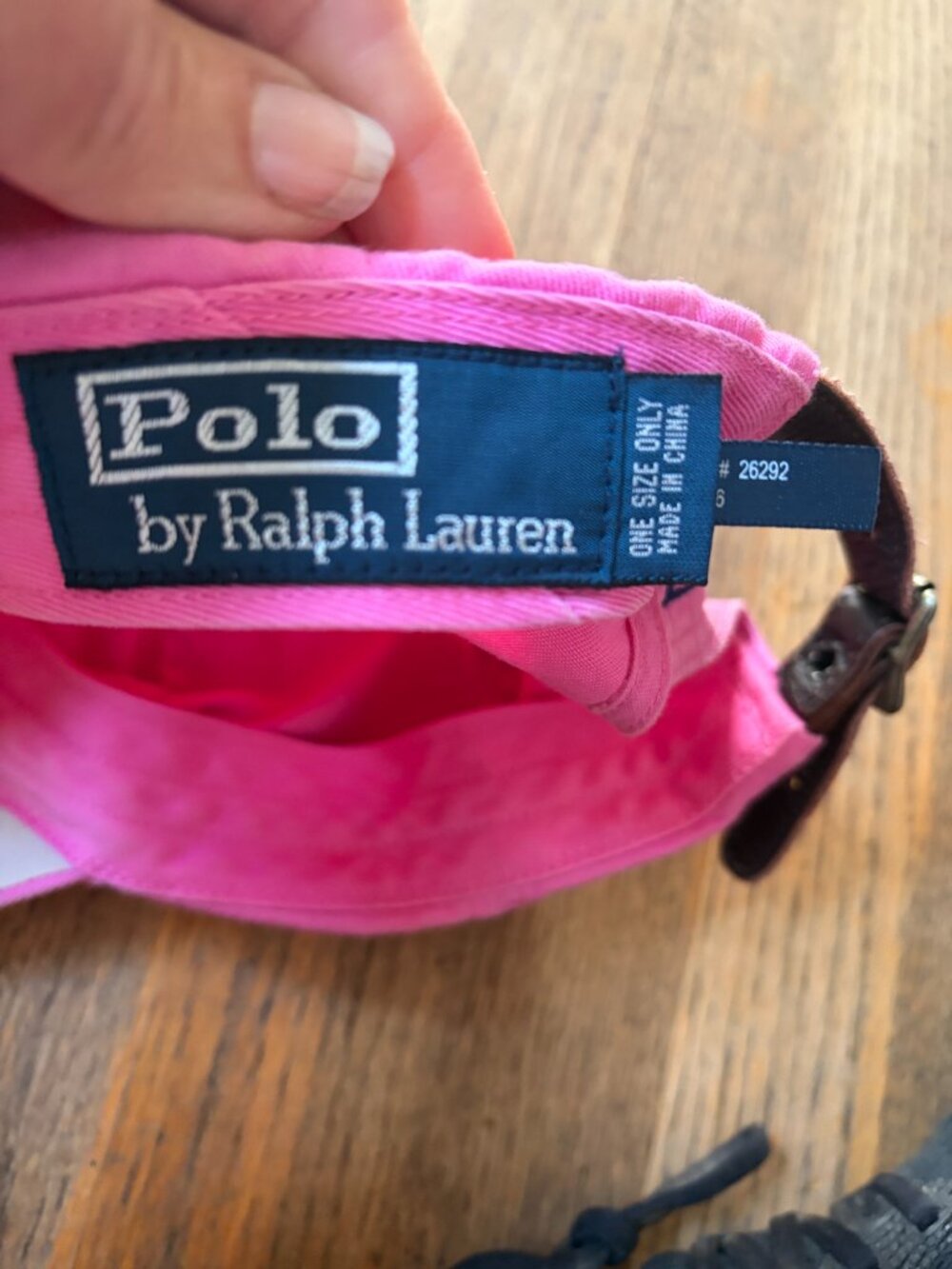Polo Ralph Lauren pink baseball cap with Blue Pony - Picture 10 of 12